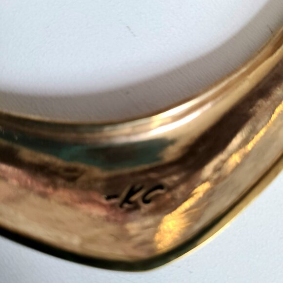 Kenneth Cole brass necklace pendant. - Picture 5 of 7